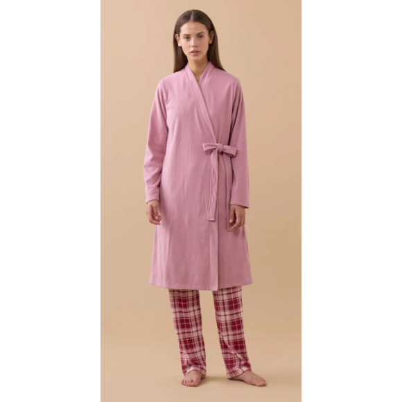 NOI DI NOTTE -Vestaglia invernale donna micropile articolo unito Cod GE2985 