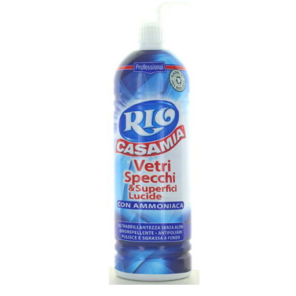 RIO AZZURRO BUM BUM VETRI E SPECCHI 800 ML