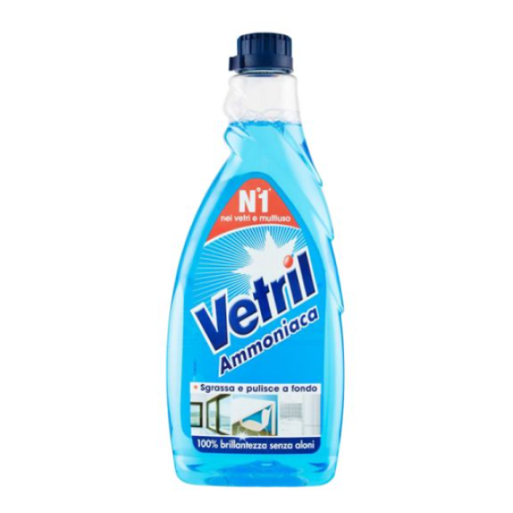 Vetril Detersivo blu spray per vetri con ammoniaca ml. 650