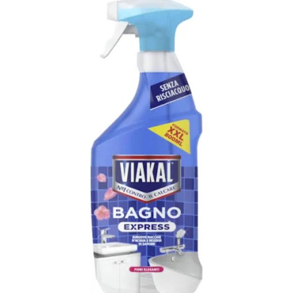 Viakal Bagno Express Fiori Eleganti 800 ml