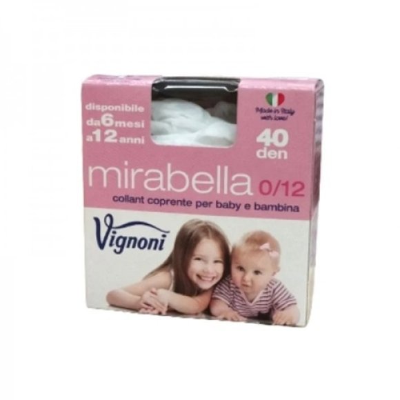 VIGNONI - COLLANT BAMBINA MIRABELLA 40 DEN - BIANCO