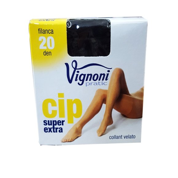 VIGNONI - COLLANT DONNA CIP 20D SUPER EXTRA - NERO