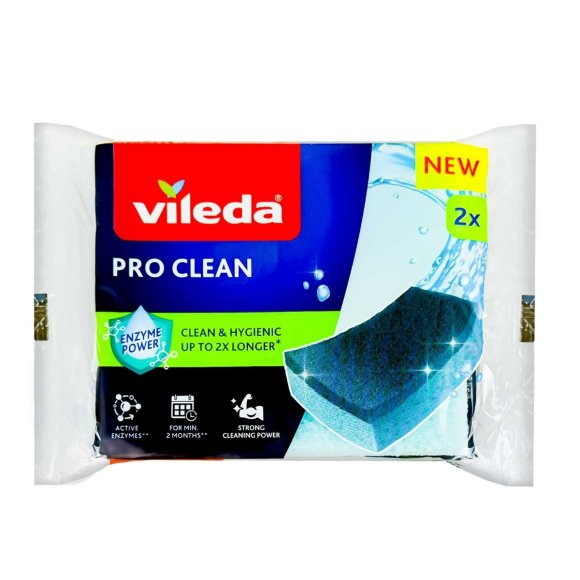 SPUGNA PRO CLEAN VILEDA CLASSICA 2 PEZZI