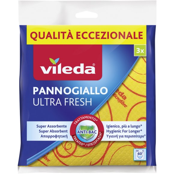 VILEDA PANNOGIALLO ULTRA FRESH CM 34x34 3 PZ