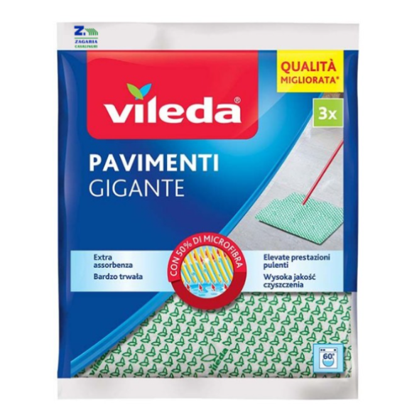 PANNO PAVIMENTI GIGANTE+ 30% MICROFIBRA