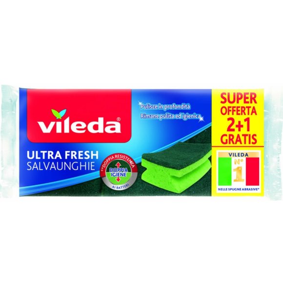 VILEDA SPUGN.GLITZI NATURAL X2