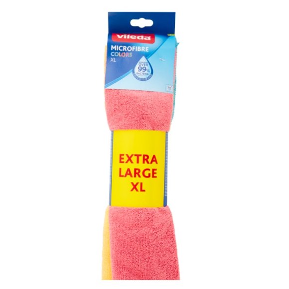 Panno Microfibra 4pz Color Vileda