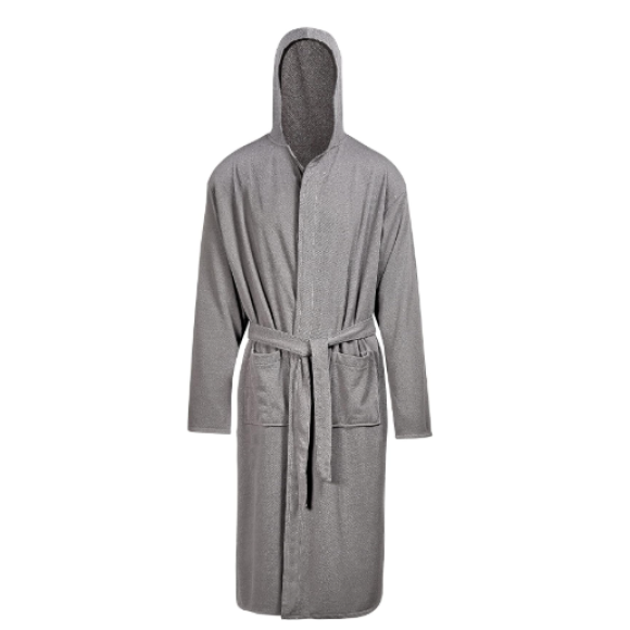 VINGI ACCAPPATOIO "LISBONA" COLOR PERLA TAGLIA L/XL