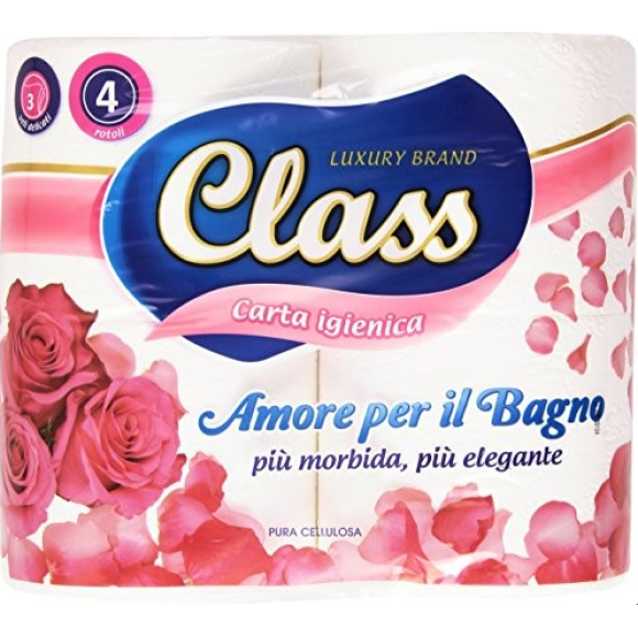 CLASS CARTA IGIENICA 4 ROTOLI 3 VELI
