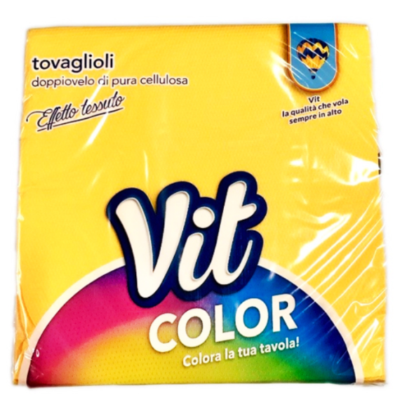 Tovaglioli Giallo 25Pz Vit