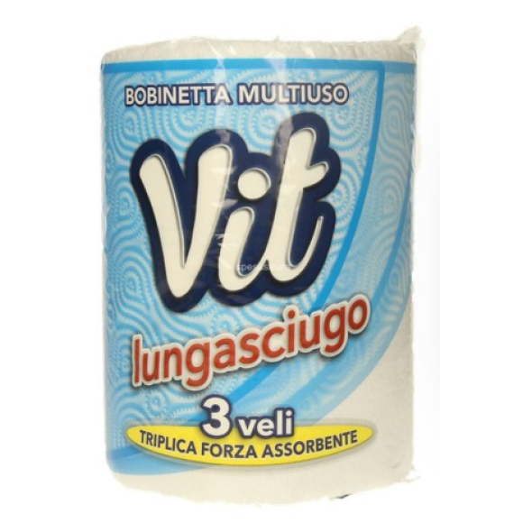 VIT LUNGASCIUGO 1PZ (M18) bobinetta multiuso  3 veli rotolo asciugatutto