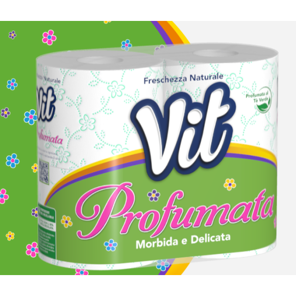 Carta Igienica Profumata 4 Rotoli  Vit