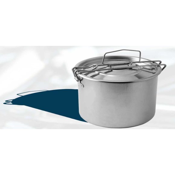 PORTAVIVANDE ACCIAIO INOX  TONDO 14 CM