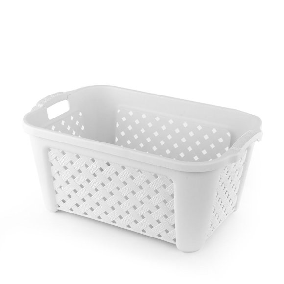 CESTA PORTABIANCHERIA ARIANNA - BIANCO