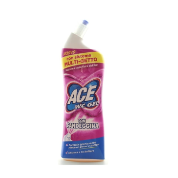 Detergente liquido per WC - Ace - candeggina profumata - 700 ml
