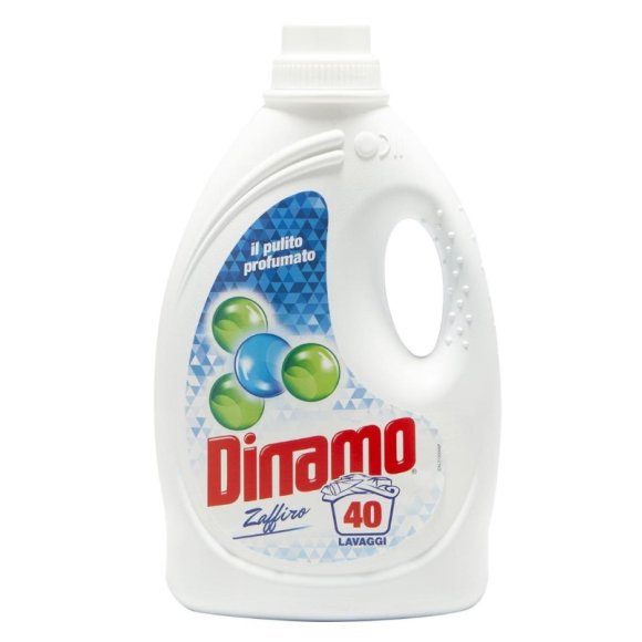 Dinamo Detersivo Liquido per Lavatrice Profumazione Zaffiro Ml.2160 40 Lavaggi
