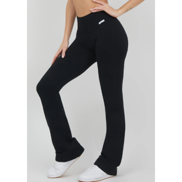 LEGGINGS- ZAMPA LISCI - NERO-D 3854