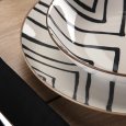 SERVIZIO PIATTI 18 PEZZI  "ZEN" GRIGIO 